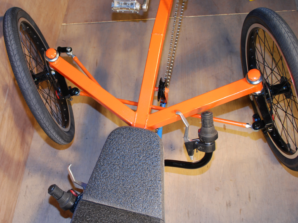 Warrior Racing Trike - all controls under seat